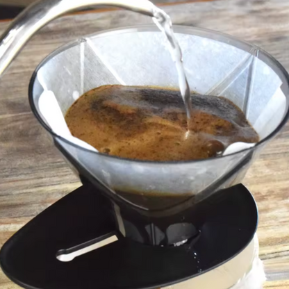 Hario V60 Dripper MUGEN 02 Negro Transparente