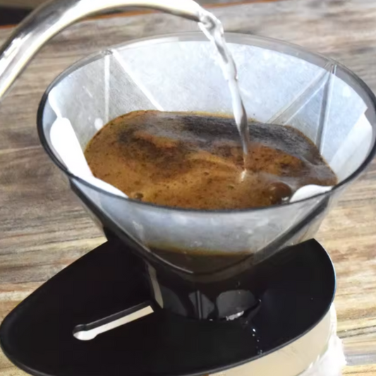 Hario V60 Dripper MUGEN 02 Negro Transparente