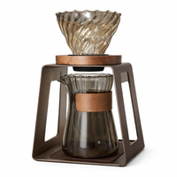 Kit Elegante Cafe V60 con Base Dripper y Server