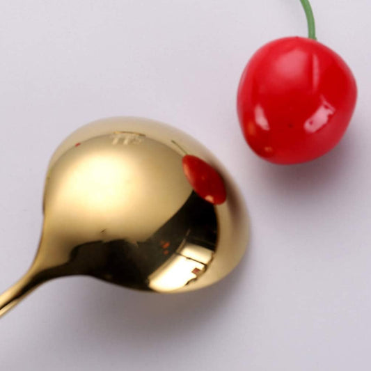 Cuchara de Catación para Café Dorada Acero Inoxidable