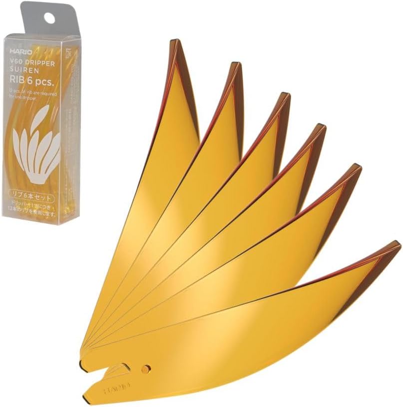 Hario SUIREN Ribs-6 Juego de 6 Piezas para Repuesto Multicolor