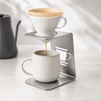 Soporte Metelico en Acero Inoxidable para V60 y Drippers