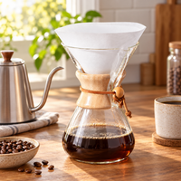 Filtros Papel para Cafetera Tipo Chemex Circulares Genericos x100