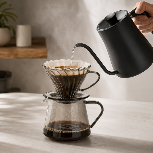 Kit V60 Clear Black con Server 01 de 400ml