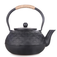 Tetera Japonesa Negra en Hierro Fundido Con Infusor 1.5Lt