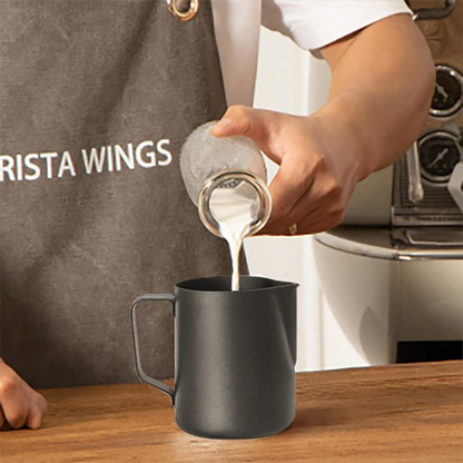 Jarra Cremadora Negro Mate Arte Latte / 350ml / 600m / 1000ml