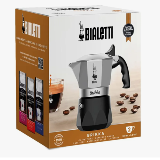 Bialetti Brikka Moka Pot  4 Tazas