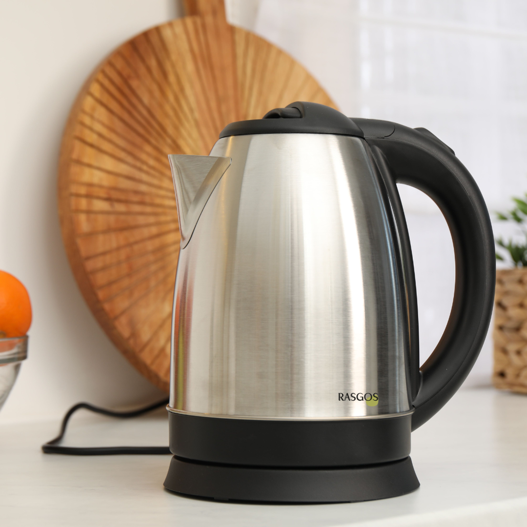 Tetera Calentador Electrico Hervidor  2.0 Litros  Acero Inoxidable