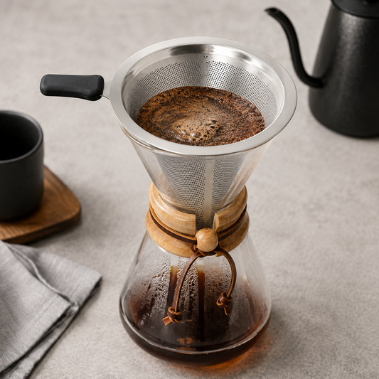 Filtro Acero Inoxidable para Chemex 3 Tazas Reutilizable