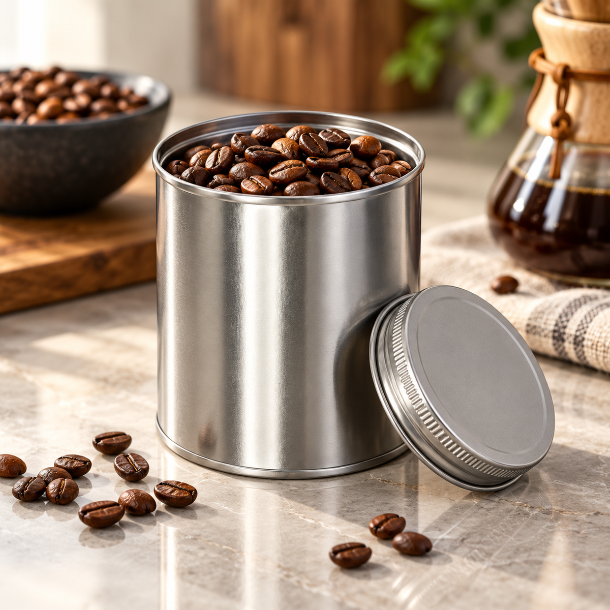 Lata Cabilock Redonda Empaque para Cafe 300 g