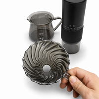 Kit V60 con Molino Electrico Ajustable 35 Clics para Cafe Filtrado