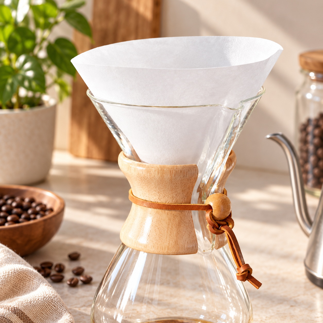 Filtros Papel para Cafetera Tipo Chemex Circulares Genericos x100