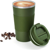 Vaso Termo Termico Tapa Antiderrame Acero Inoxidable 304 Reutilizable