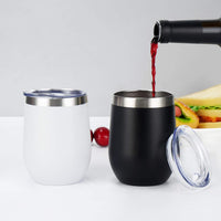 Vaso Térmico 350 ML Negro: Estilo y Elegancia en Cada Sorbo. Perfecto para Añadir un Toque de Lujo a tus Bebidas Diarias.