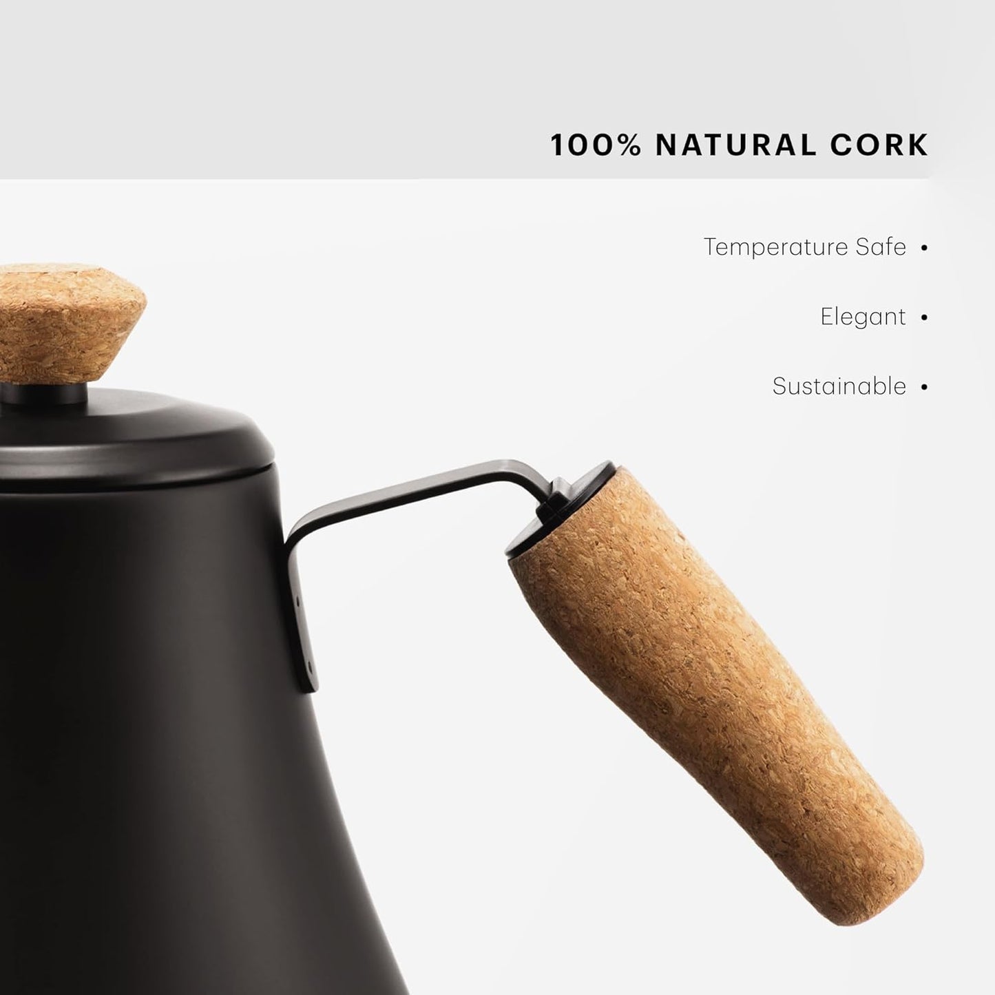 Hervidor de agua eléctrico Bodum Negro Bistro cuello de cisne