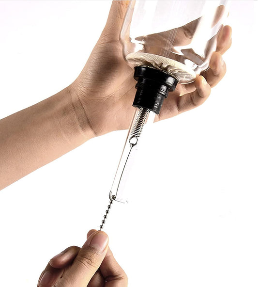 Cafetera Metodo al Vacio Sifón Japonés Platino 5 Tazas 500ml Oro Rosa