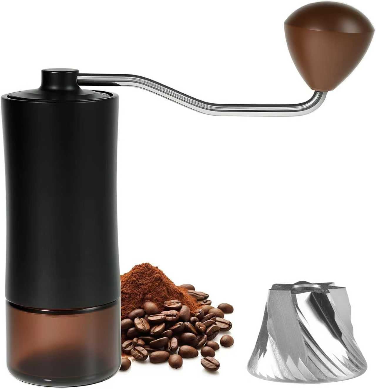 Molino Profesional Manual Muelas en Acero Inoxidable para Café