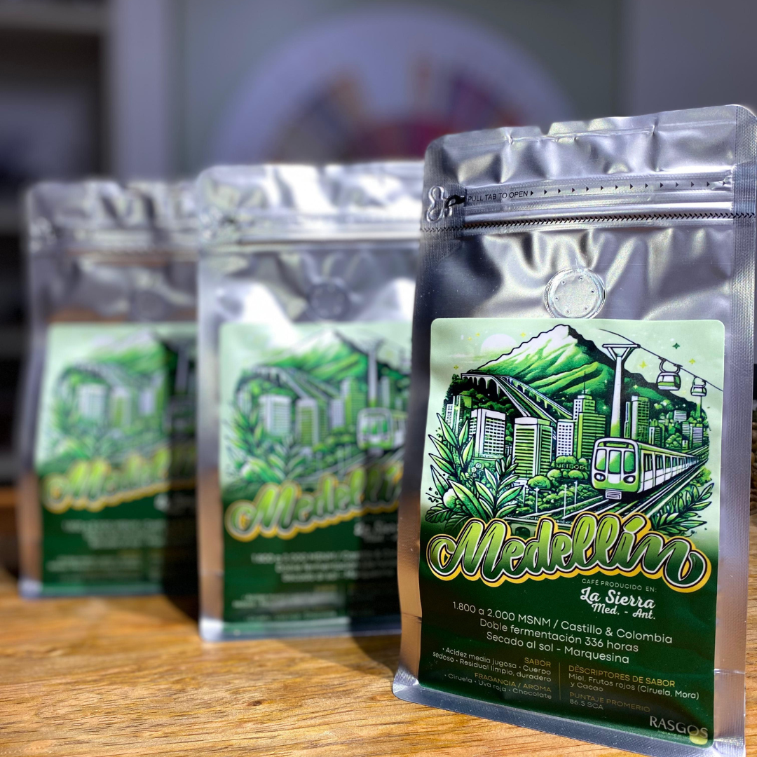 Café Origen Medellín - La Sierra Doble Fermentacíón 336 Horas 250gr