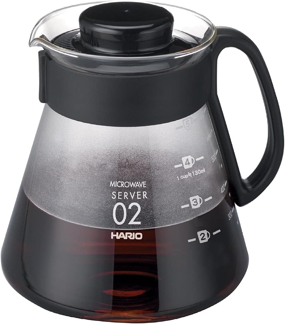 Server Hario Range para V60  #02-600ml Color Negro