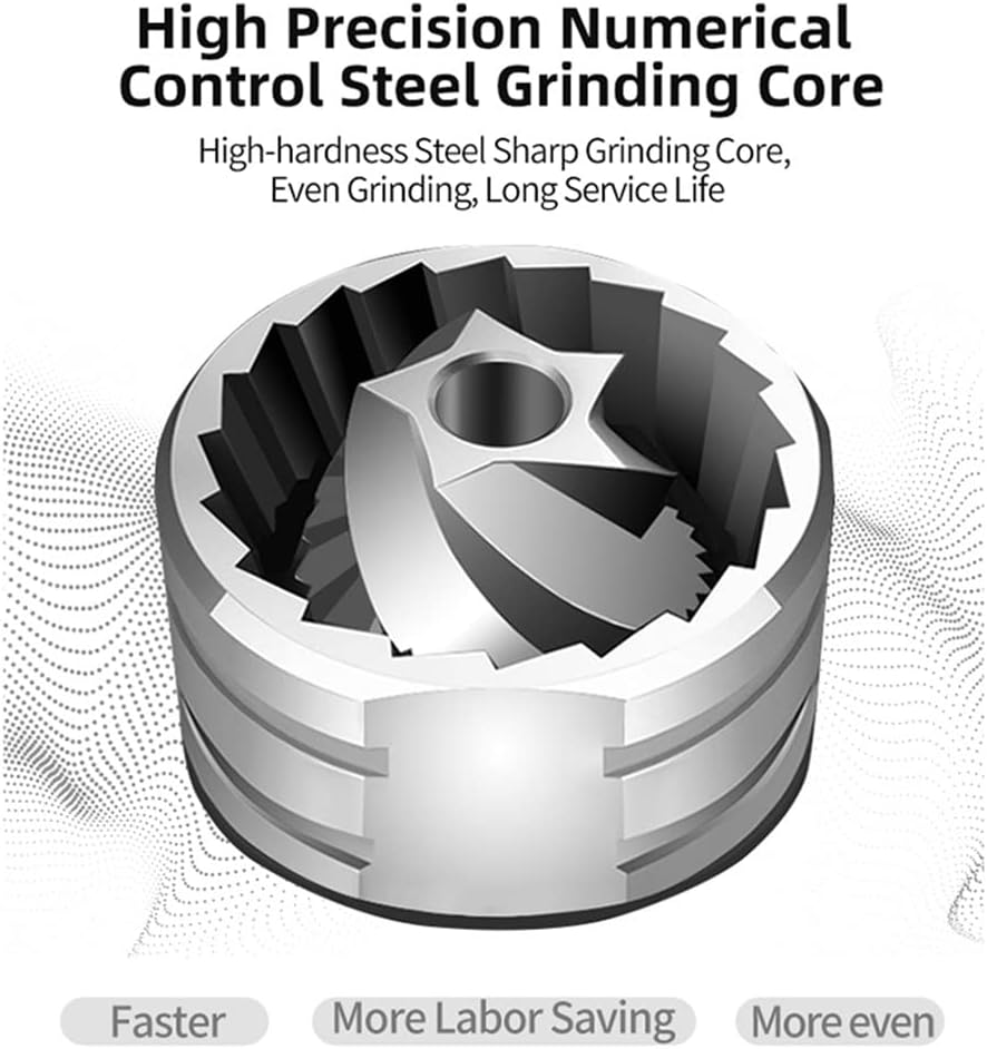 Molino para Café Tipo Comandante Negro Acero Inoxidable