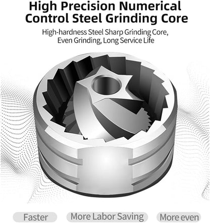 Molino para Café Tipo Comandante Negro Acero Inoxidable