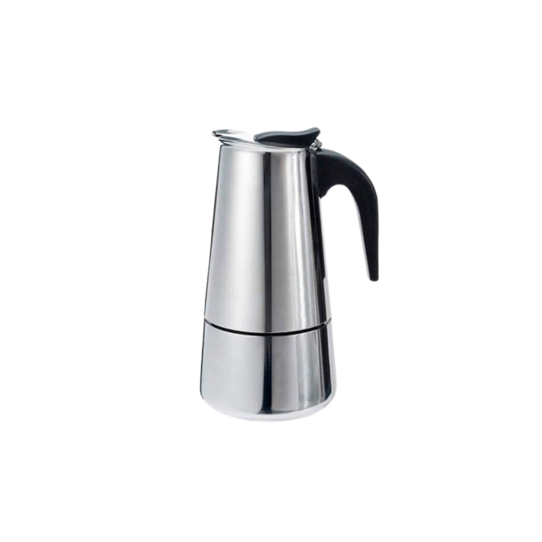 Cafetera Italiana Moka Moderna Acero Inoxidable 4/6/8/12 Tazas