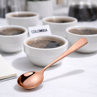 Cuchara Cata Cafe Oro Rosa Acero Inoxidable