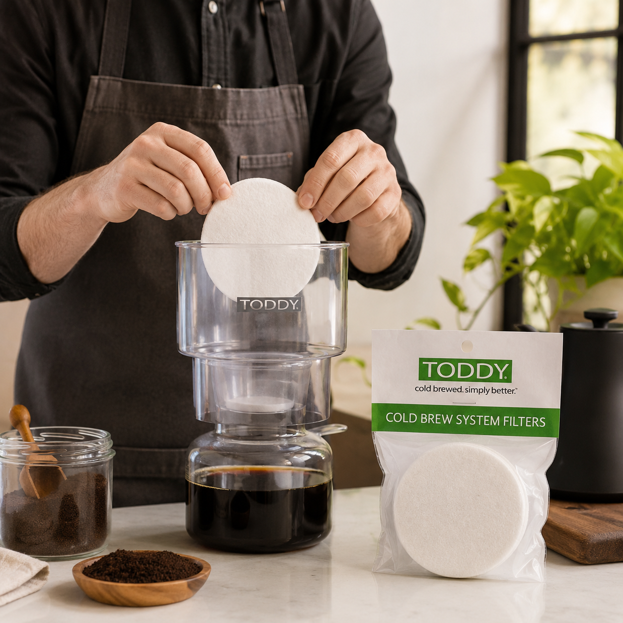 Filtros Metodo Cafetera Toddy Cold Brew Originales X2 Para Cafe Frio