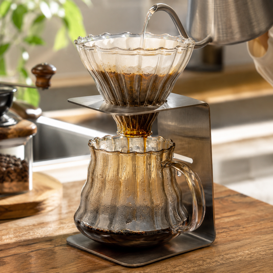 Kit Cafe Filtrado V60 con Server y Filtros Hario