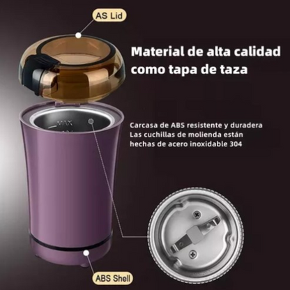 Molino Eléctrico para Café y Triturador de Especias