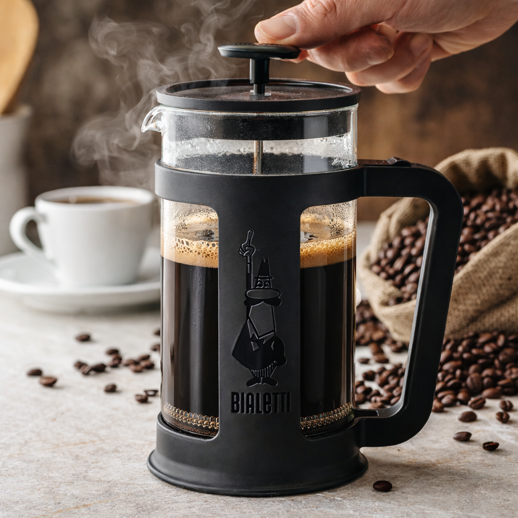 Cafetera Prensa Francesa Bialetti 350ml Negra