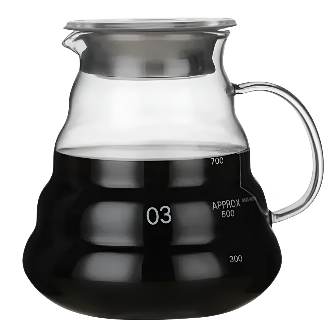 Jarra Servidora de Café Cristal Borosilicato 800 ml