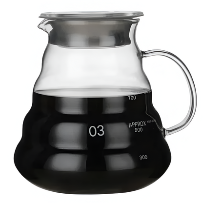 Jarra Servidora de Café Cristal Borosilicato 800 ml