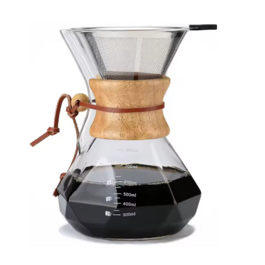 Cafetera Tipo Chemex Diseño Diamante 800ml