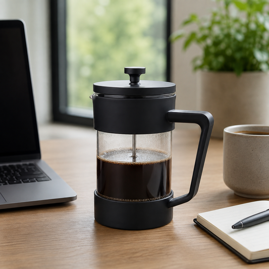 Cafetera Prensa Francesa Negra 350 ml