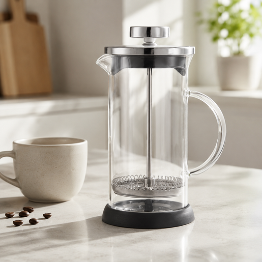 Metodo Cafetera Prensa Francesa de Vidrio Resistente Transparente 350ml