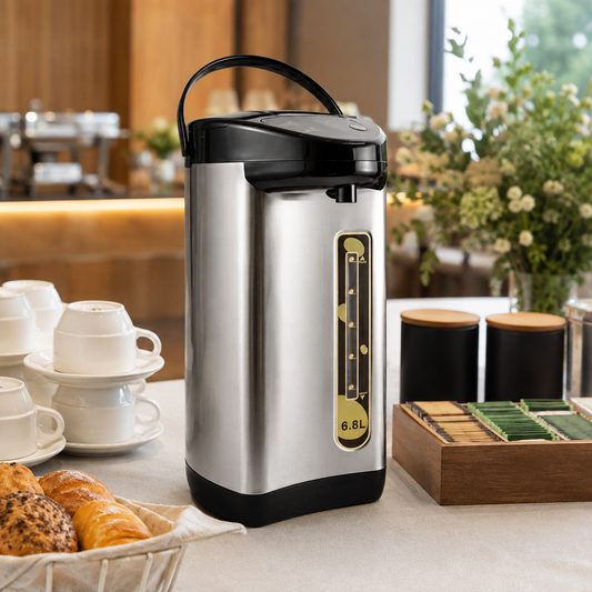 Termo Electrico Dispensador de Agua Caliente 6.8L Acero Inoxidable