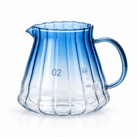 Kit Cafetera V60 + Servidor 02 600ml Azul Degradado