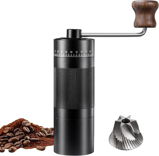 Molino Manual Profesional para Cafe Espresso y Filtrados con Ajuste Externo por Clics