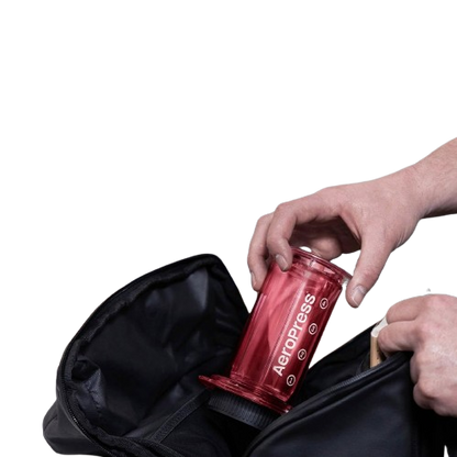 Cafetera AeroPress Clear Portable Original Roja 4 Tazas Maquina Móvil