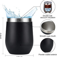 Vaso Térmico 350 ML: Aísla tus Bebidas Calientes por 3 Horas y Bebidas Frías por 9 Horas. Disfruta de la Temperatura Ideal en Cada Sorbo.