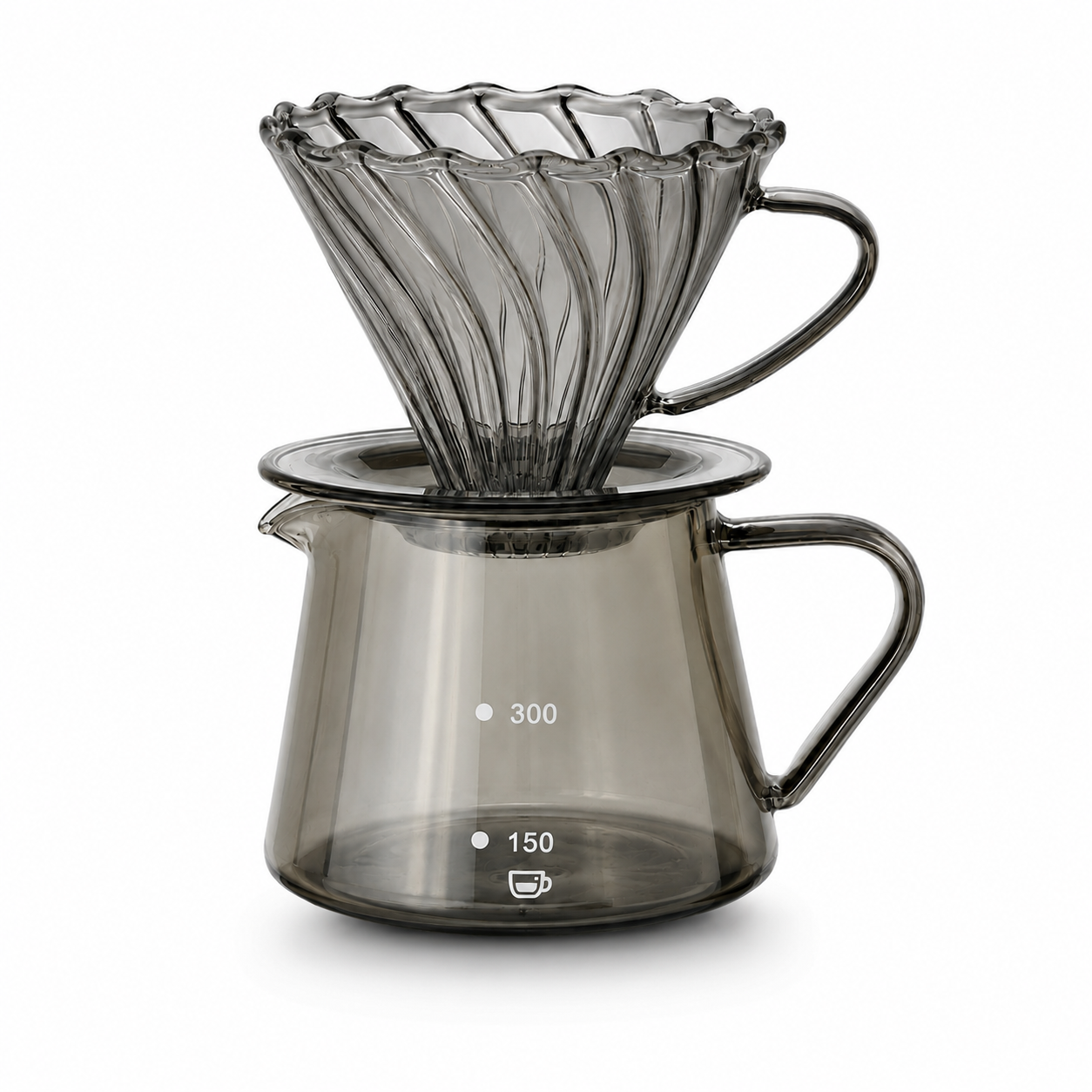 Kit V60 Clear Black con Server 01 de 400ml