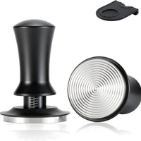Set Manipulación de Café Tamper 58mm + Base Tamper Negro