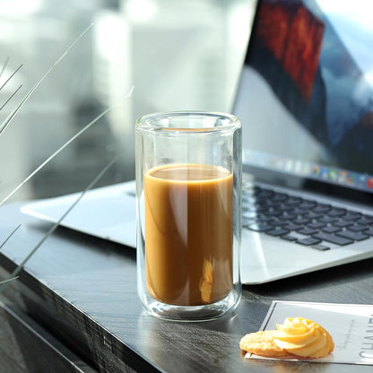 Vaso para Cóctel Vidrio Borosilicato 350ml Doble Fondo