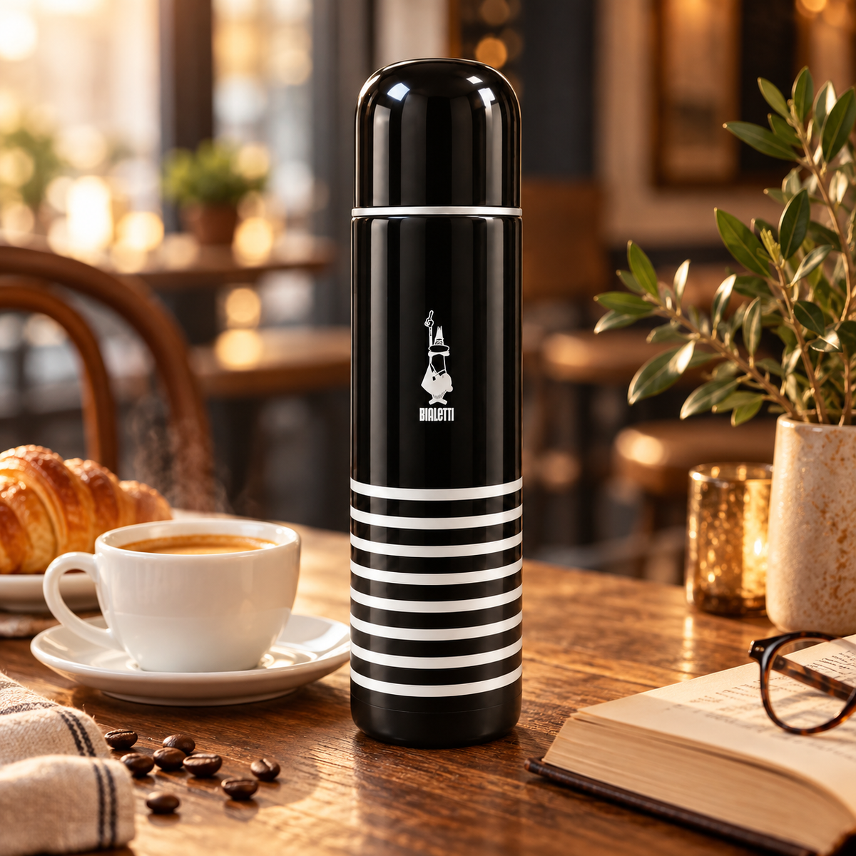 Termo Bala Bialetti 0.5 Lt Negro
