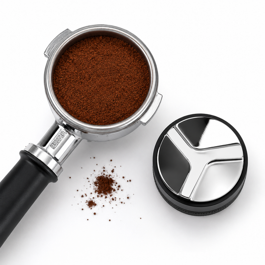 Tamper Distribuidor Nivelador Maquina Espresso de Cafe 51 mm Ajustable
