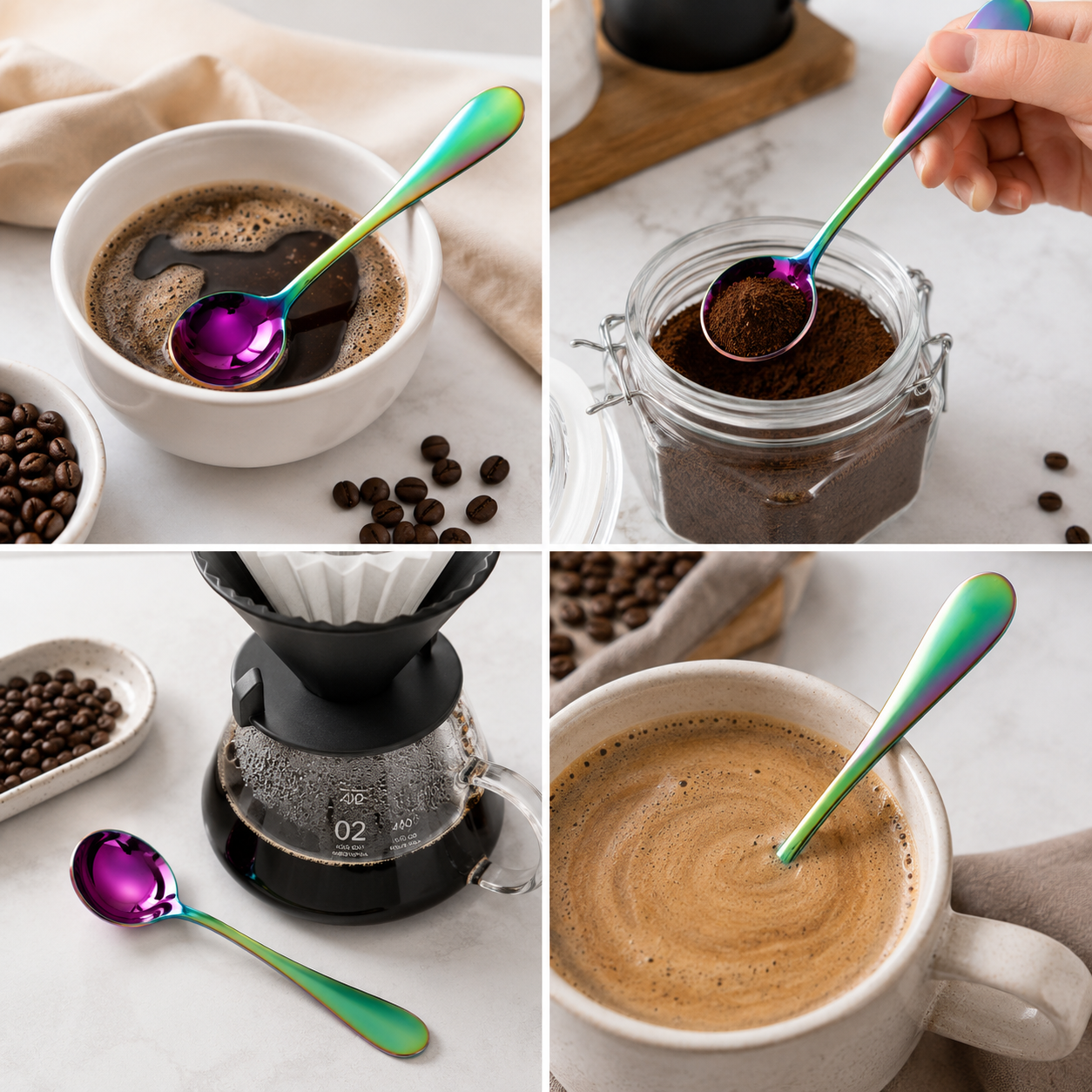 Cuchara de Catacion para Cafe Tornasol