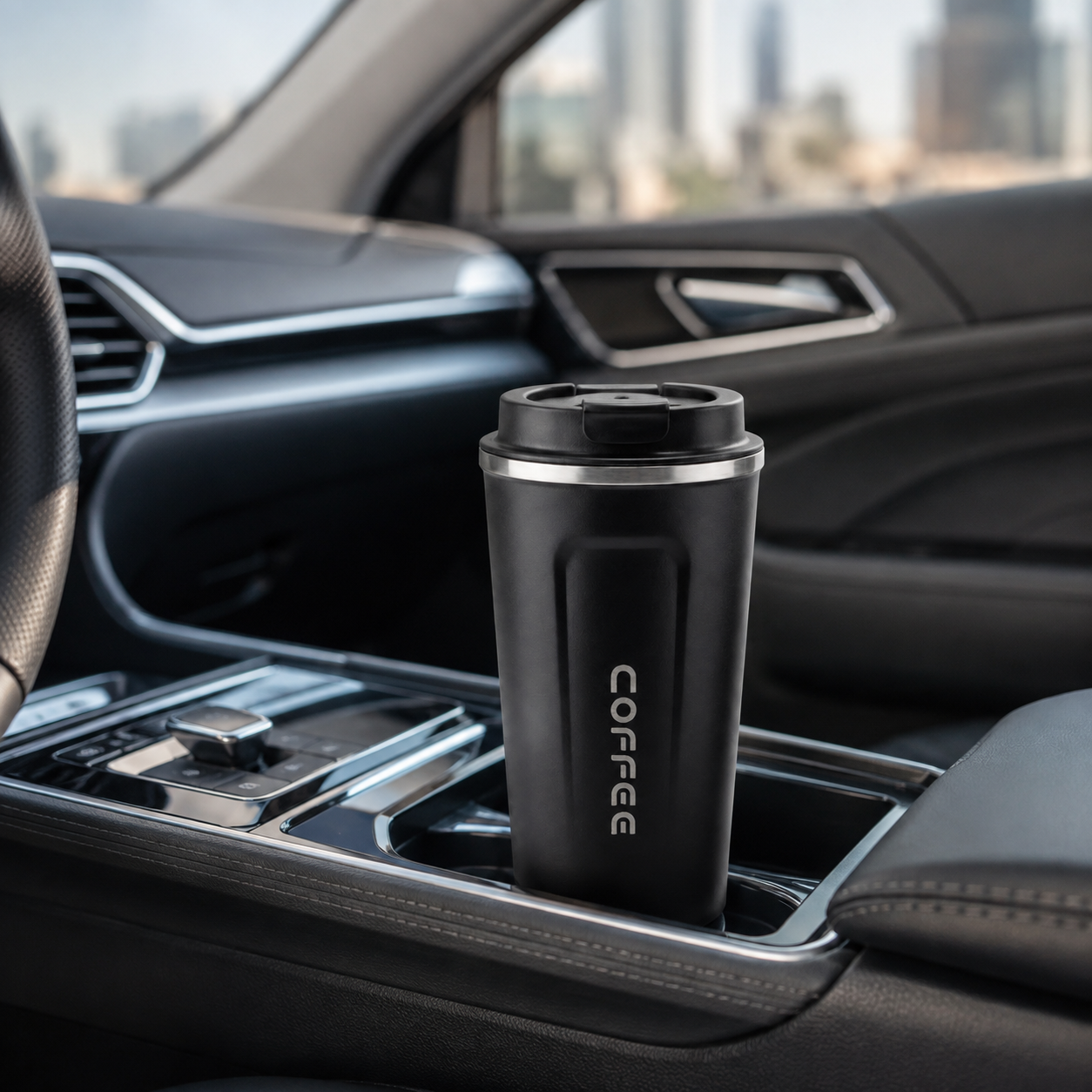 Termo Vaso para Cafe 510 ml Negro