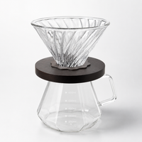 Kit Cafetera Dripper V60 Star 02 con Server Vidrio 600ml