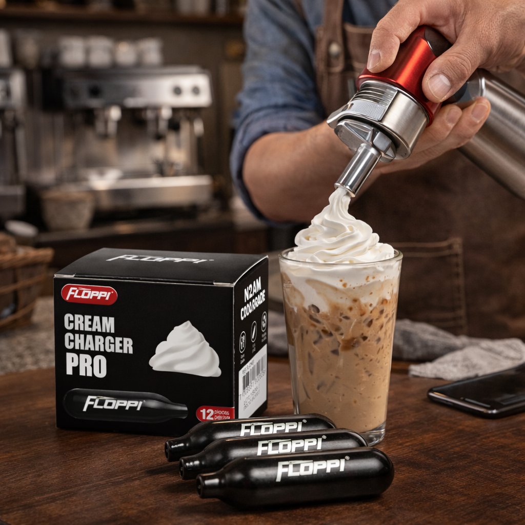 Balas Dispensador de Crema Batida Cápsulas N2O para Chantilly